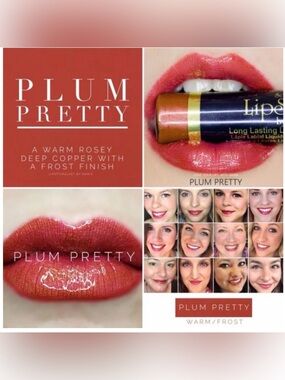 Plum Pretty Warm Copper Frost Lipstick - Women Makeup